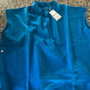 FIGS ALPS BLUE RAFAELA TOP LARGE
